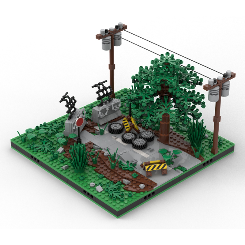 Home Office Architecture - 520 peças MOC Apocalypse End Road
