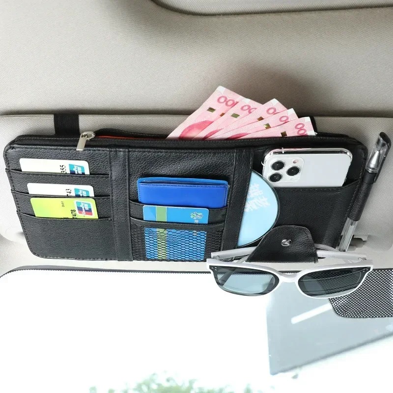Rolling File Cart - Organizador de Visor Solar para Carro,