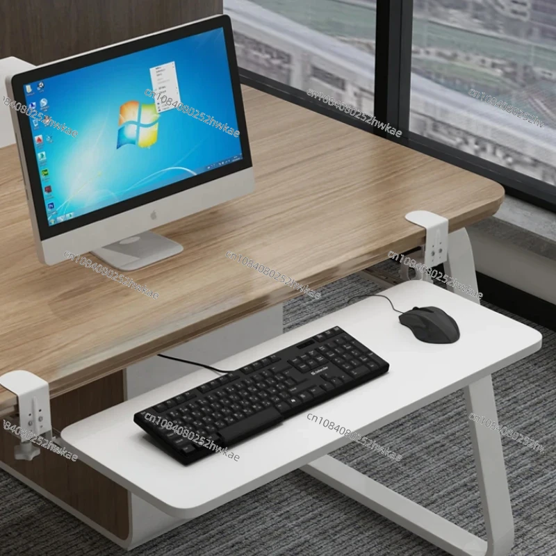 Office Drawer Organizer - Bandeja de teclado com braçadeira ergonômica