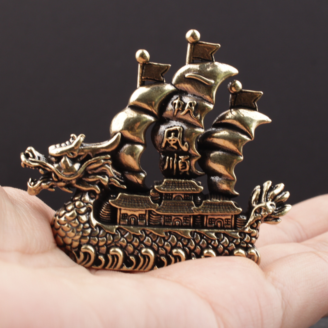 Home Office Architecture - Estátua de Barco Dragão para Decoração