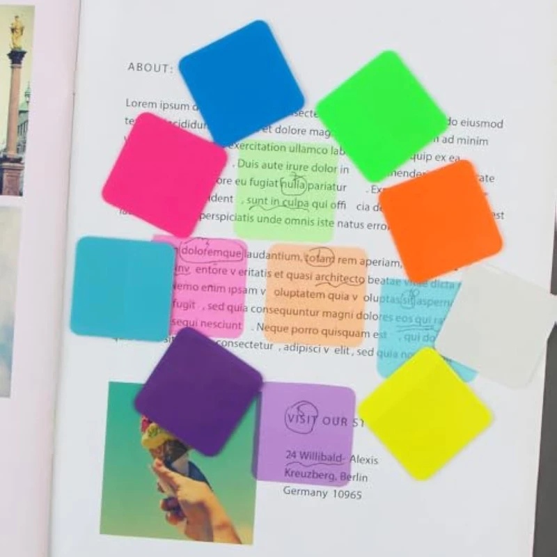 Sticky Note Dispenser - 1-6 Pacotes com 160 Folhas, 8