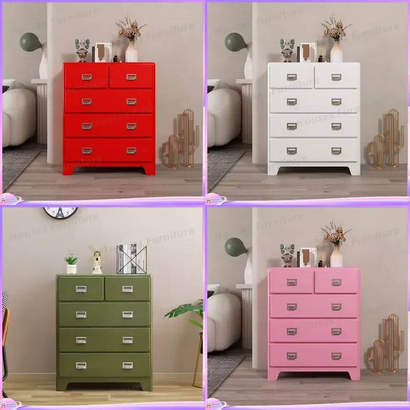 Office Drawer Organizer - Armário de Sapatos Vintage de Metal