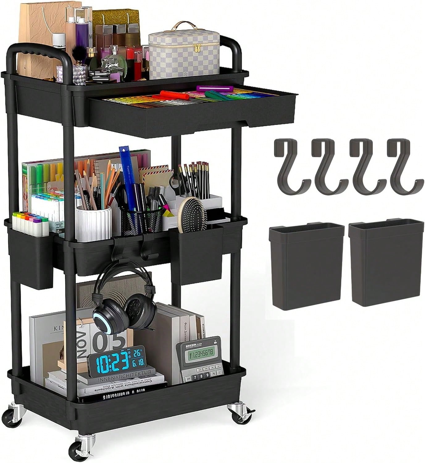 Carrinho de Armazenamento de 3 - Office Drawer Organizer avaliação e preço