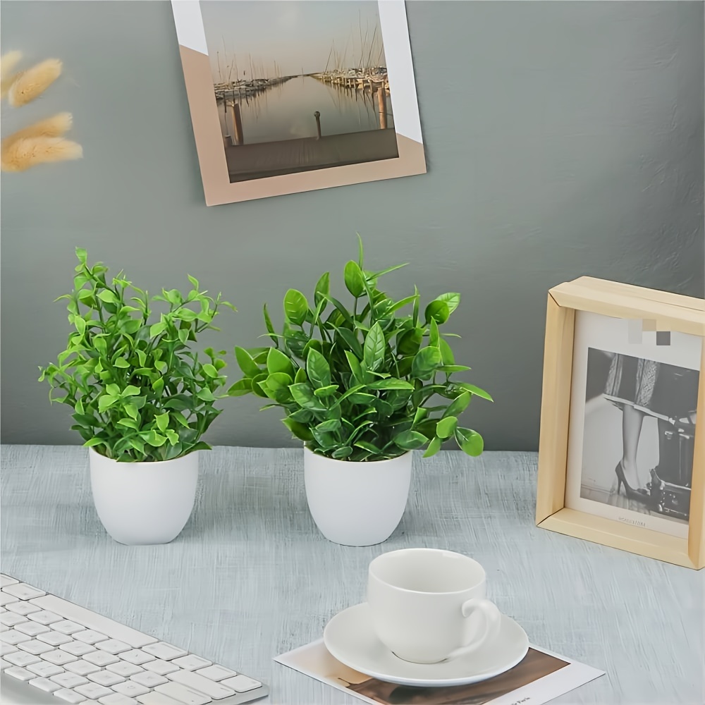4 Peças de Mini Plantas Artifi - Home Office Word avaliação e preço