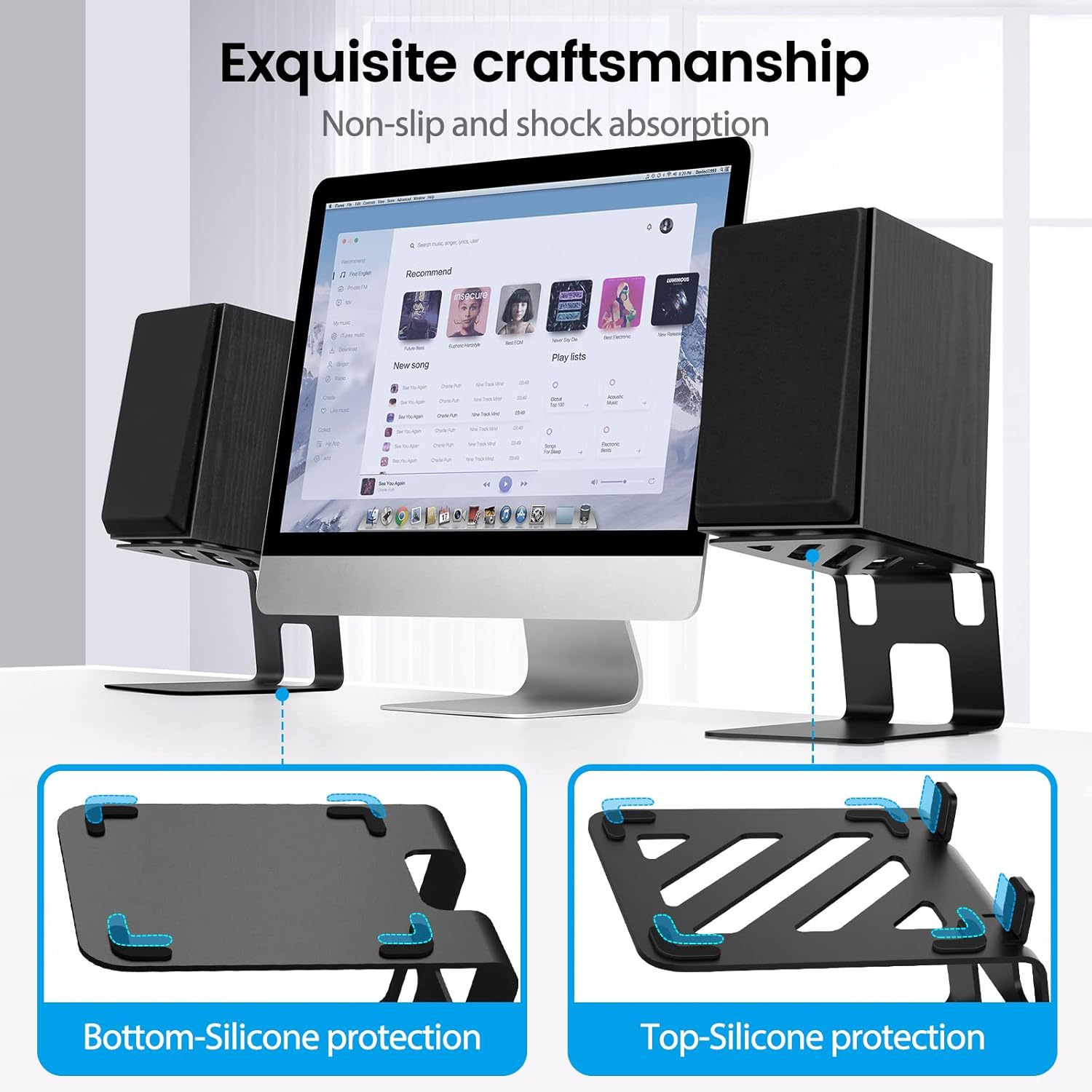 Suportes de Mesa para Caixas d - Monitor Riser Stand avaliação e preço