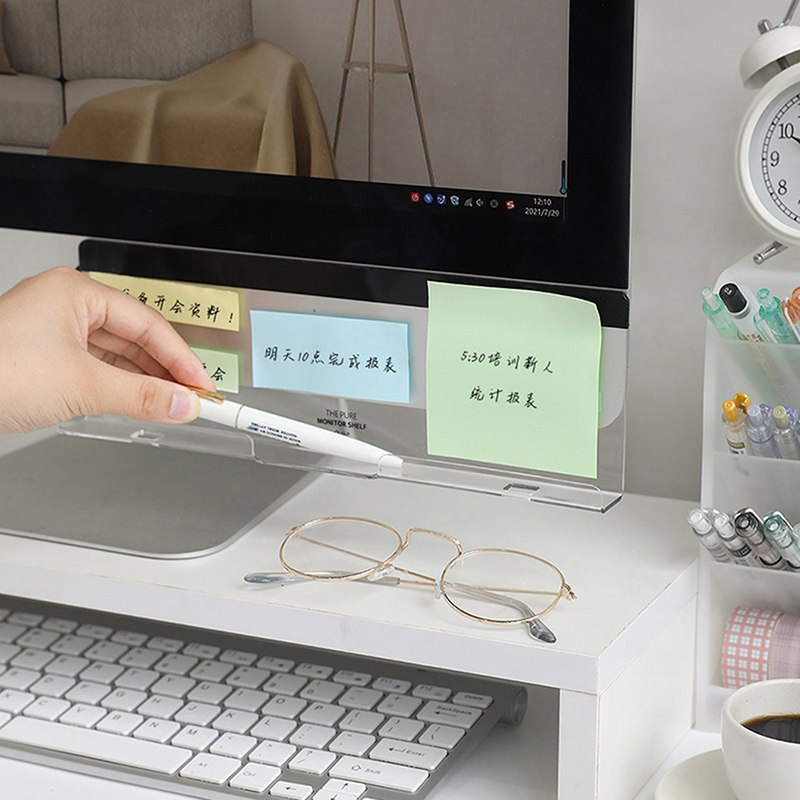 Criativo acrílico monitor mens - Sticky Note Dispenser avaliação e preço
