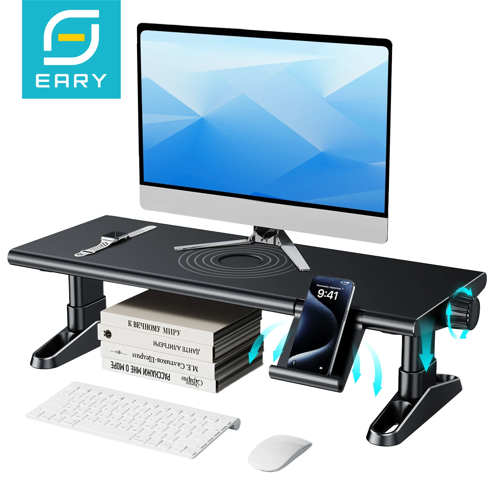 Eary-Monitor de Computador Sta - Monitor Riser Stand avaliação e preço
