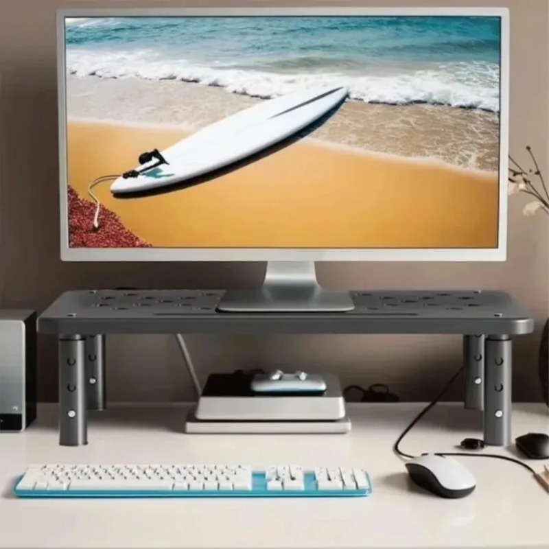 Suporte de Monitor Ajustável e - Monitor Riser Stand avaliação e preço