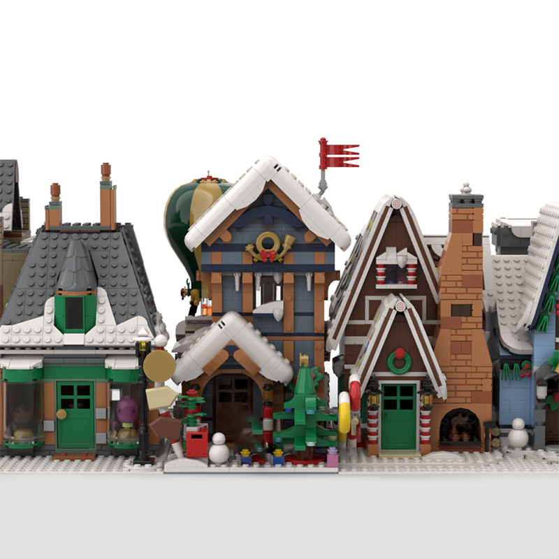 1439 peças MOC Modular Modelo  - Home Office Architecture avaliação e preço