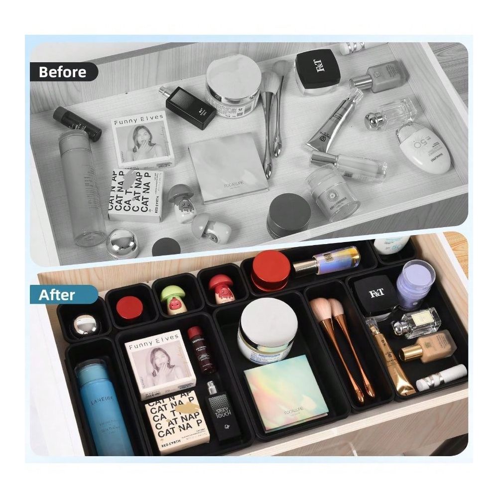 Conjunto de 25 Organizadores d - Office Drawer Organizer avaliação e preço