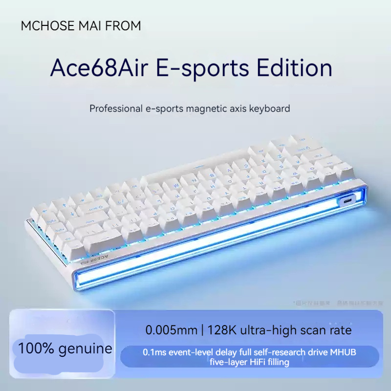 Teclado mecânico de eixo magné - Home Office Pc avaliação e preço