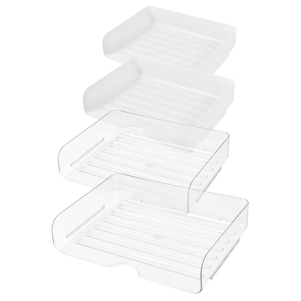 4 Peças Organizador de Arquivo - Office Drawer Organizer avaliação e preço